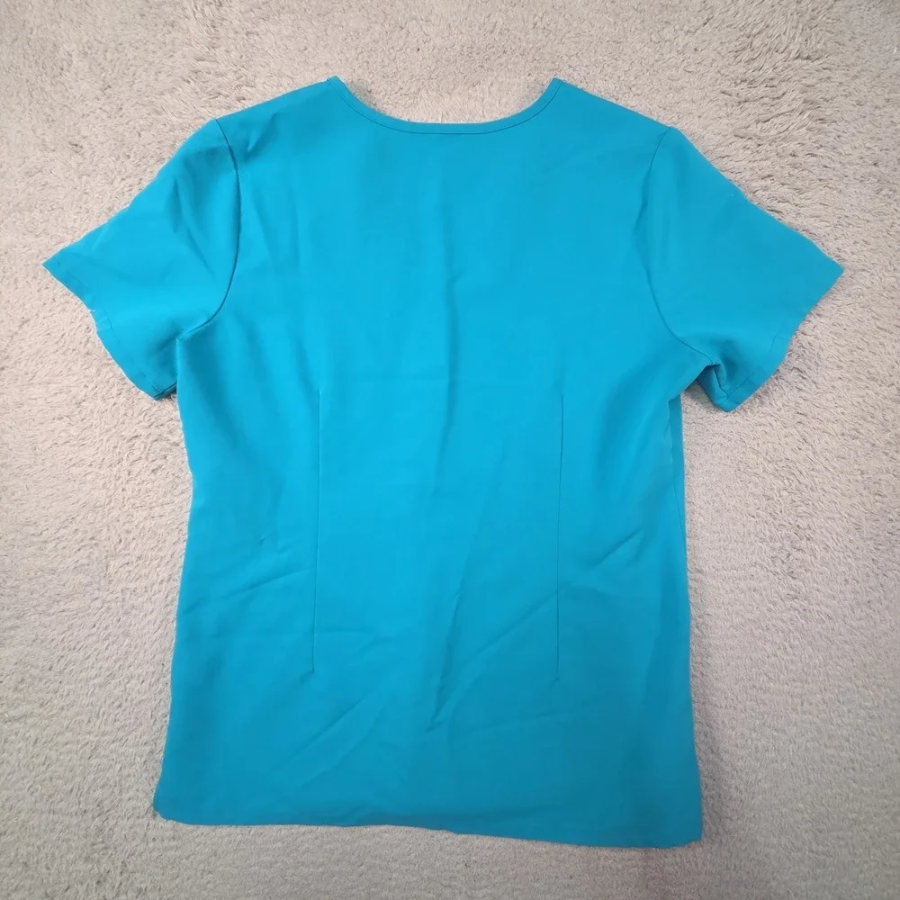 FIGS Technical Collection Scrub Set Womens S Casma Top Yola Pants Blue Cyan